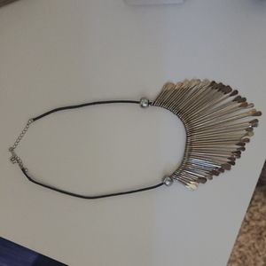 Metal Draping Necklace